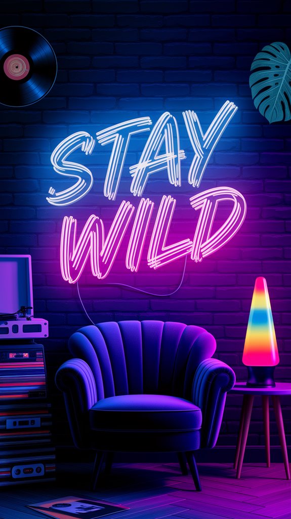 retro neon wall decor retro neon wall decor