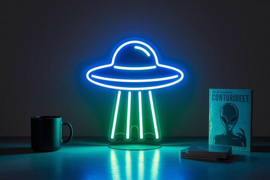 sleek extraterrestrial inspired minimalist lamp