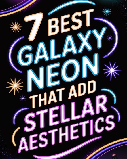 stellar aesthetic neon signs