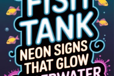 underwater neon fish signs