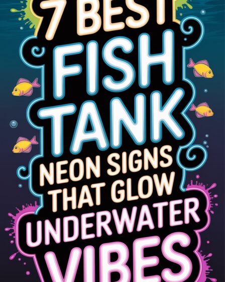 underwater neon fish signs