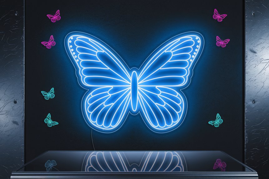 vibrant blue butterfly decor vibrant blue butterfly decor