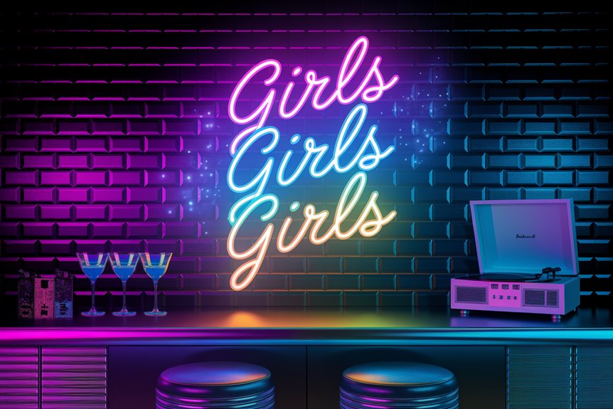 vibrant multicolor neon display vibrant multicolor neon display