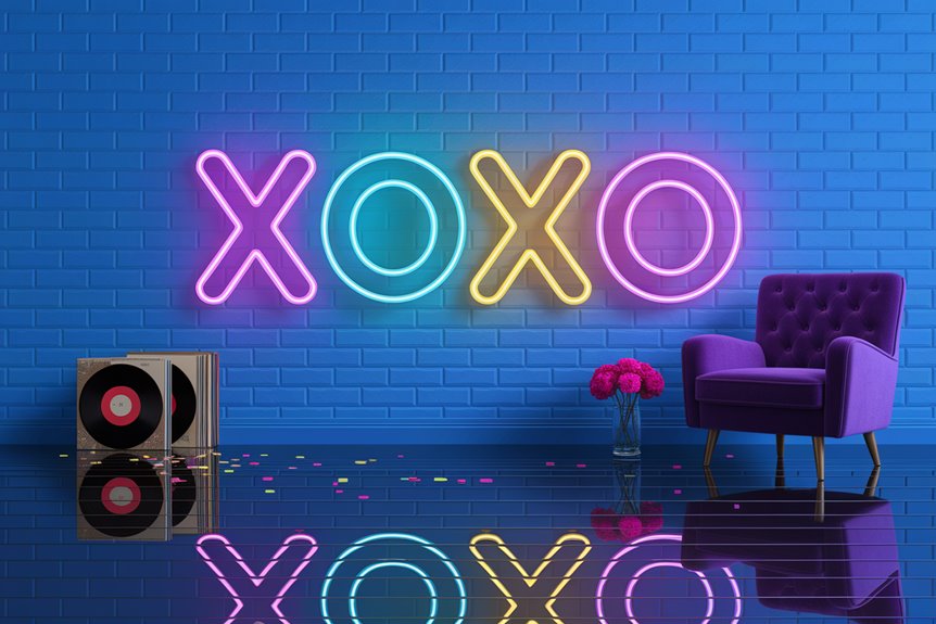 vibrant playful neon decor vibrant playful neon decor