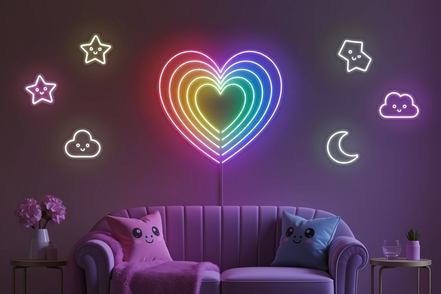 vibrant rainbow heart art vibrant rainbow heart art