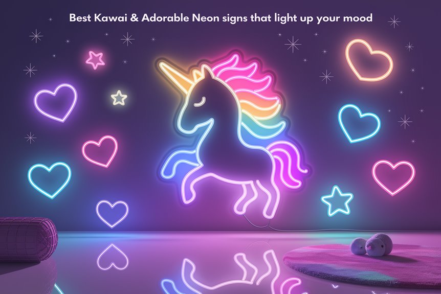 whimsical neon unicorn light whimsical neon unicorn light