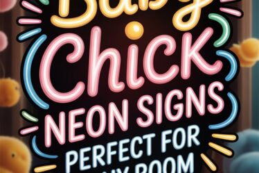 baby chick neon signs