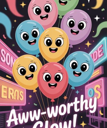 balloon eyes neon signs