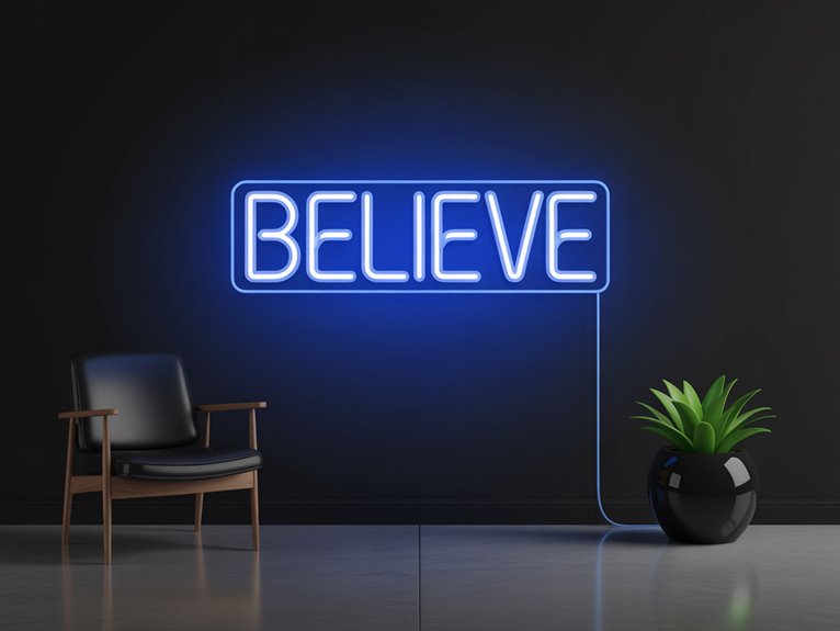 bold words sleek ambiance