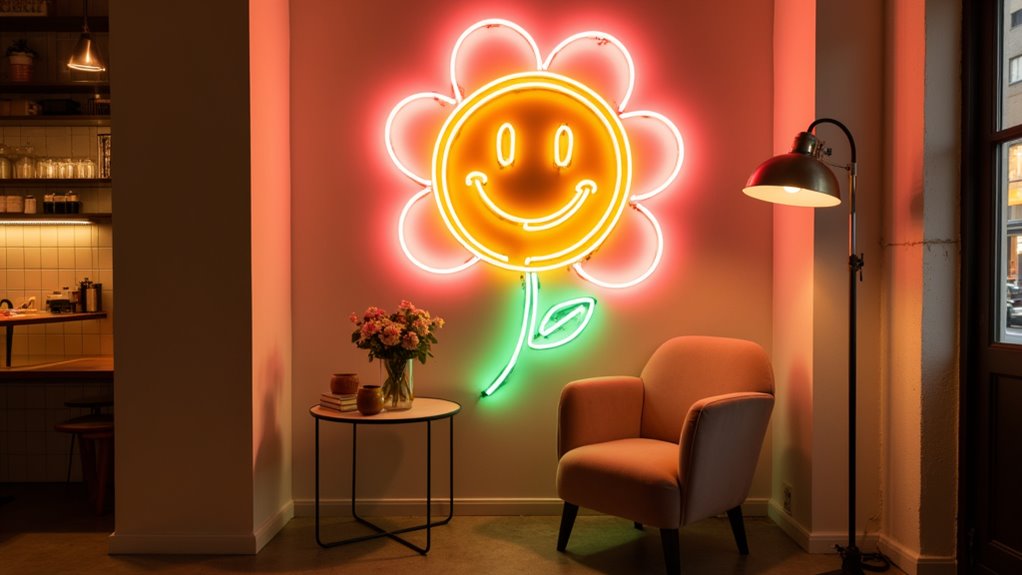 bright cheerful floral neon 0isnq bright cheerful floral neon