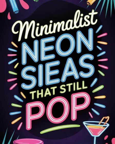 bright simple neon designs