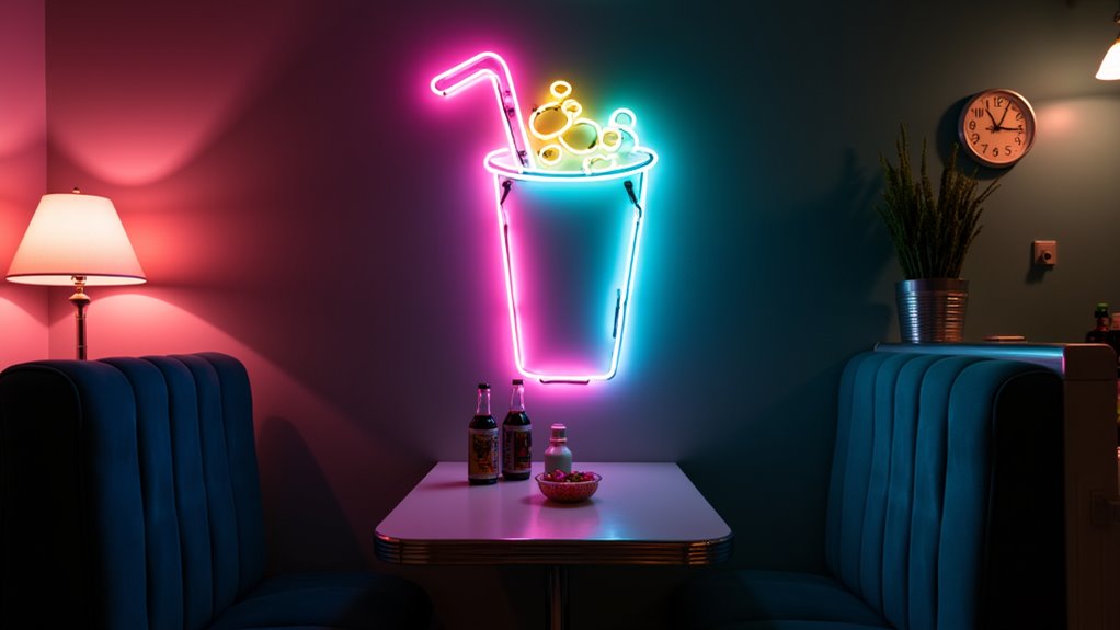 bubbling neon soda sign n7kjv bubbling neon soda sign