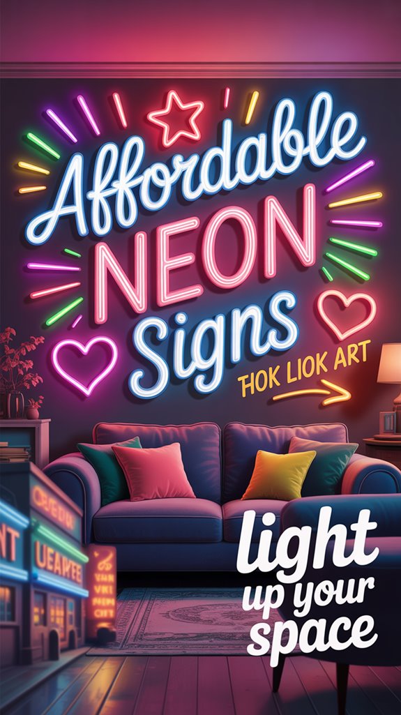 budget artistic neon signs e452y budget artistic neon signs