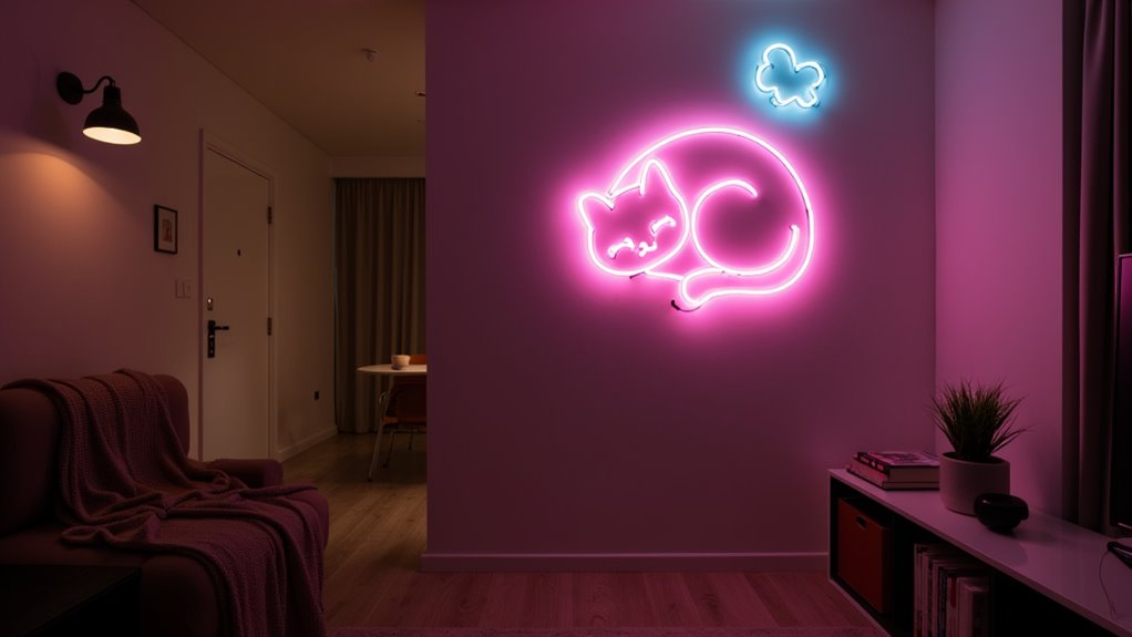 calming neon cat light 4dyl6 calming neon cat light