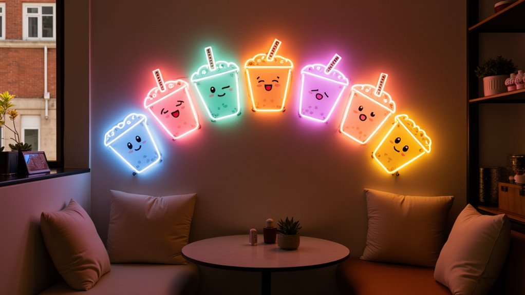 cheerful boba neon decor p68ui cheerful boba neon decor