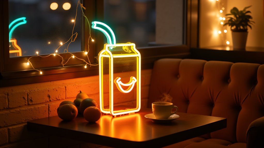 cheerful neon juice sign 1pbh7 cheerful neon juice sign