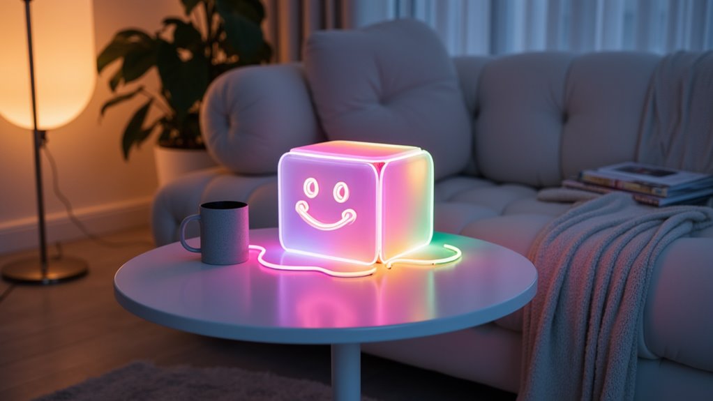 cheerful pastel neon cube htpab cheerful pastel neon cube