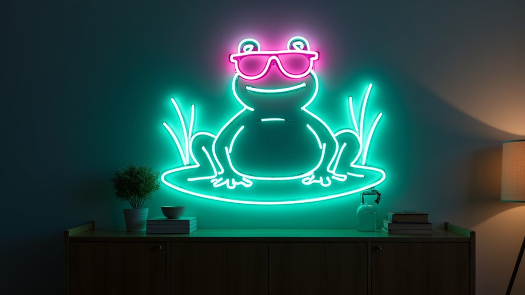 cool frog neon sign k8ffe cool frog neon sign