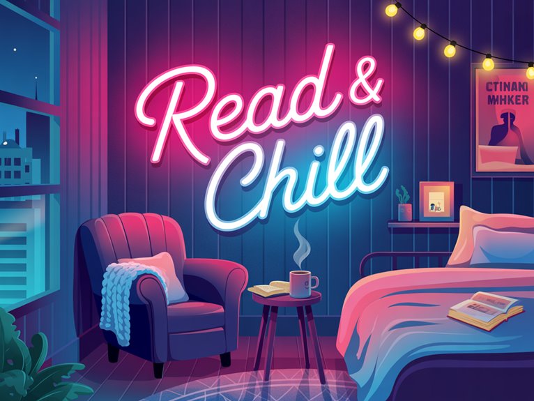 cozy neon reading atmosphere st4b4 cozy neon reading atmosphere