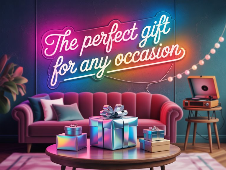 custom neon signs celebration