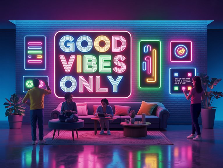 customizable interactive neon signs