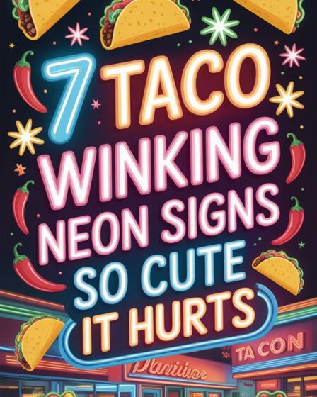 cute taco neon signs