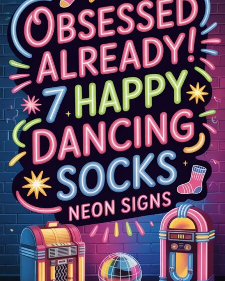 dancing neon socks obsession