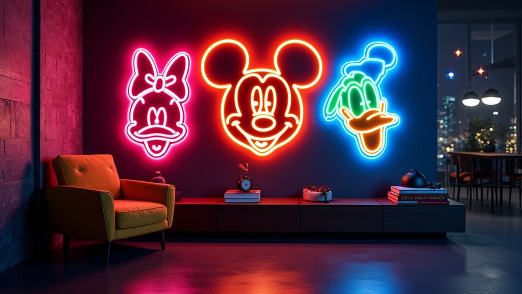 disney friends neon sign dzblc disney friends neon sign