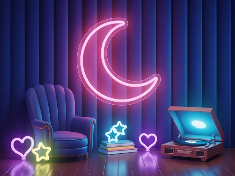 dreamy neon shapes for ambiance 0dmqq dreamy neon shapes for ambiance