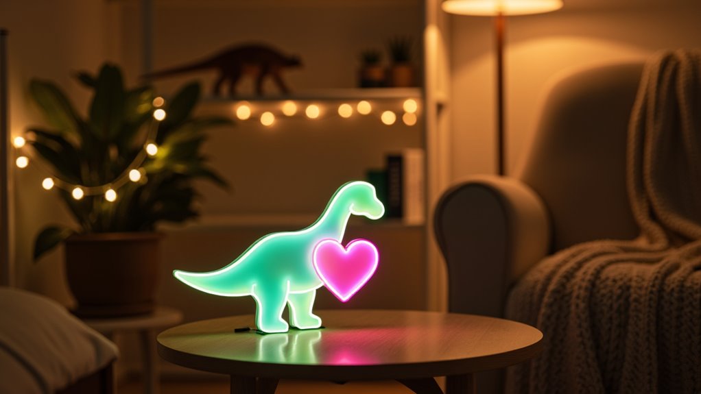 gentle neon dinosaur glow w7wfz gentle neon dinosaur glow