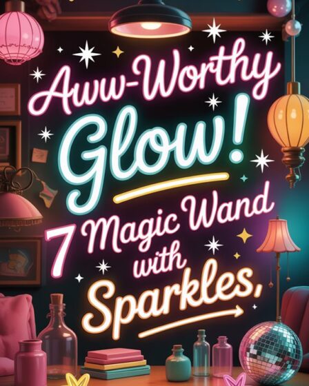 magical neon sparkle sign