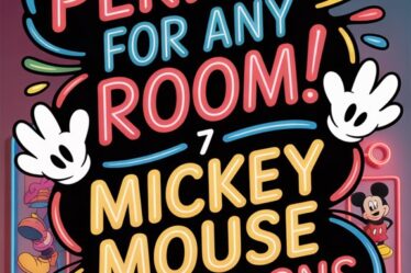 mickey mouse neon signs