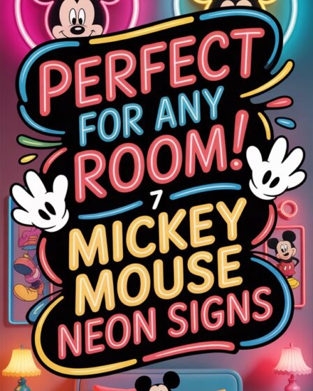 mickey mouse neon signs