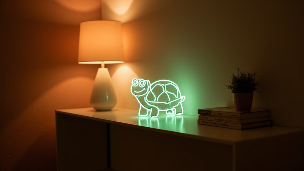minimalist turtle neon accent c3yb4 minimalist turtle neon accent