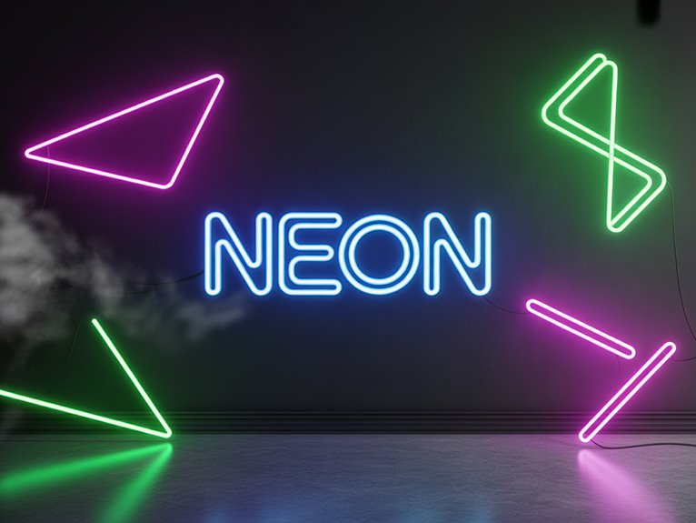 modern minimalist neon art wjrq0 modern minimalist neon art