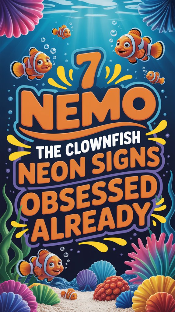 nemo clownfish neon sign z1m8l nemo clownfish neon sign