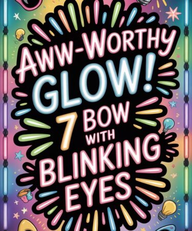 neon bow eye sign