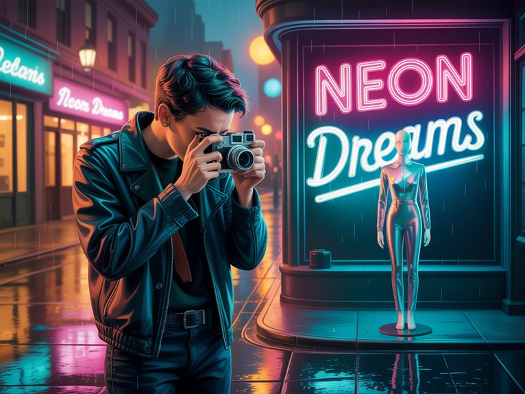 neon color exposure control