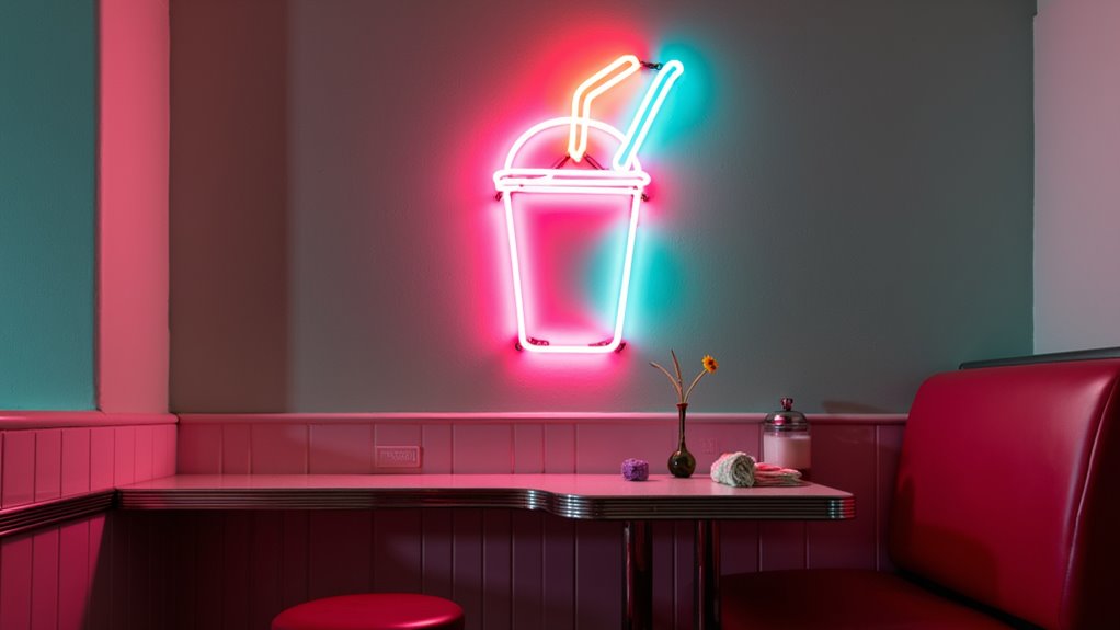 neon diner bendy straw vwaw3 neon diner bendy straw