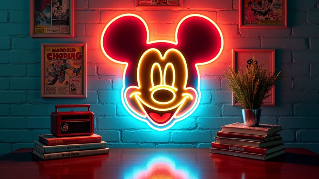 neon mickey comic charm osftm neon mickey comic charm