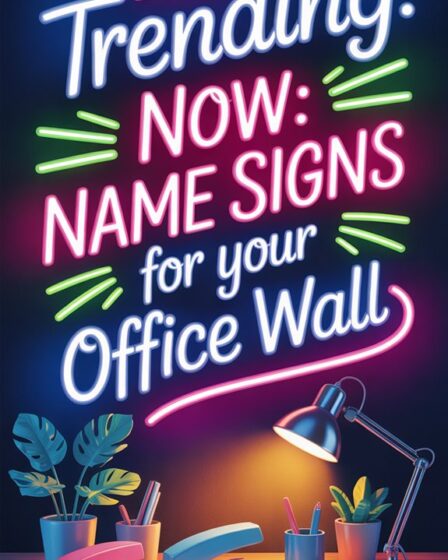 neon office wall signs