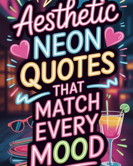 neon quotes for every mood