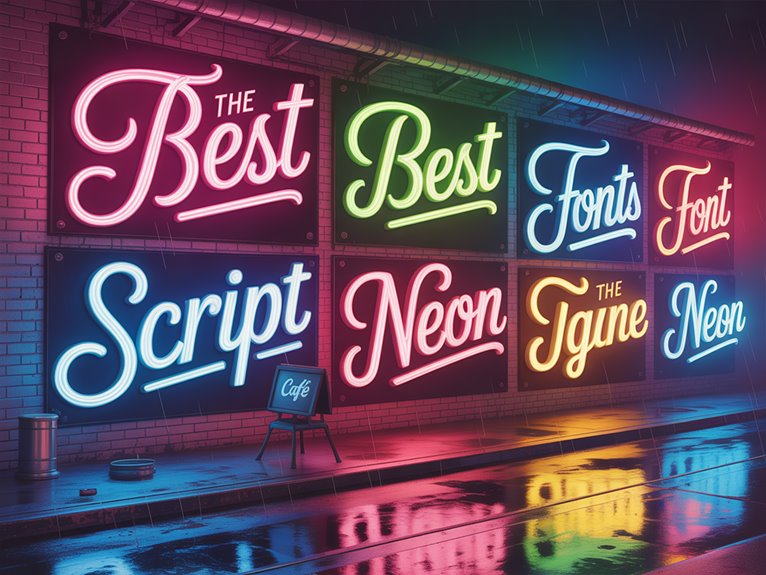 neon script fonts shine 6udg4 neon script fonts shine