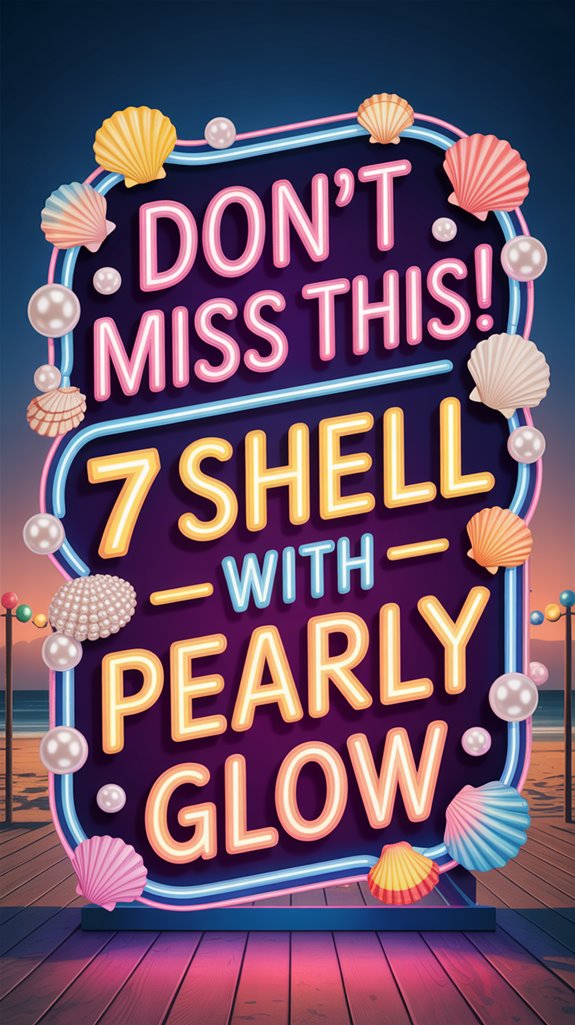 neon shell pearly glow lh7ah neon shell pearly glow
