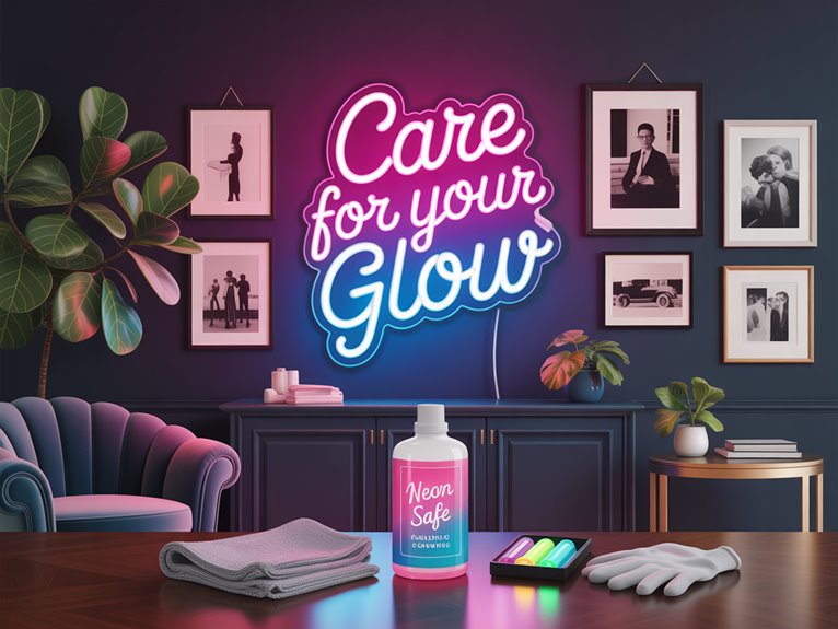 neon sign maintenance tips