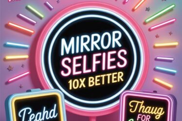 neon sign mirror enhancements