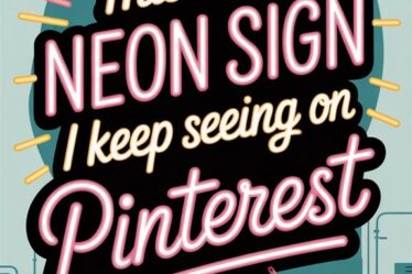 neon sign pinterest repetition