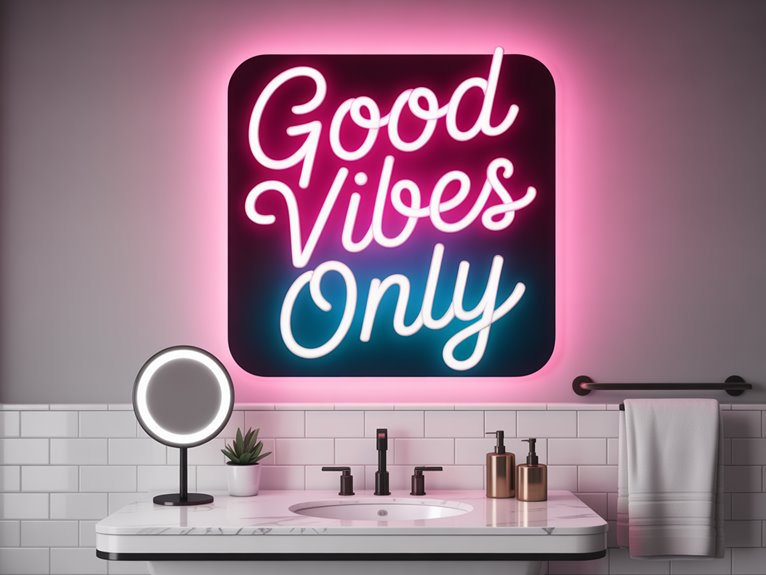 neon sign transforms bathroom atmosphere a01jd neon sign transforms bathroom atmosphere