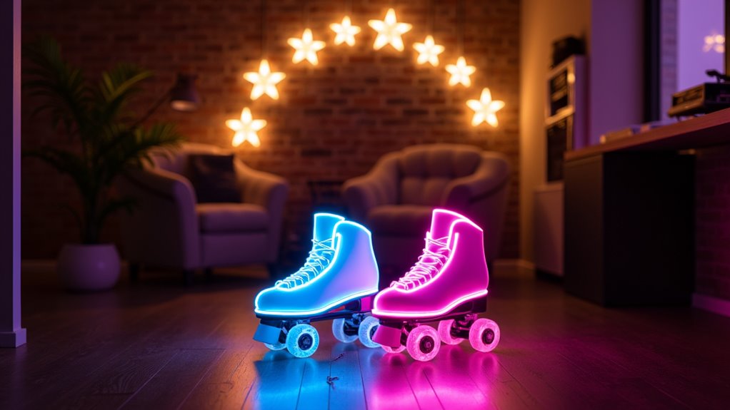 neon skates under stars hd0t5 neon skates under stars
