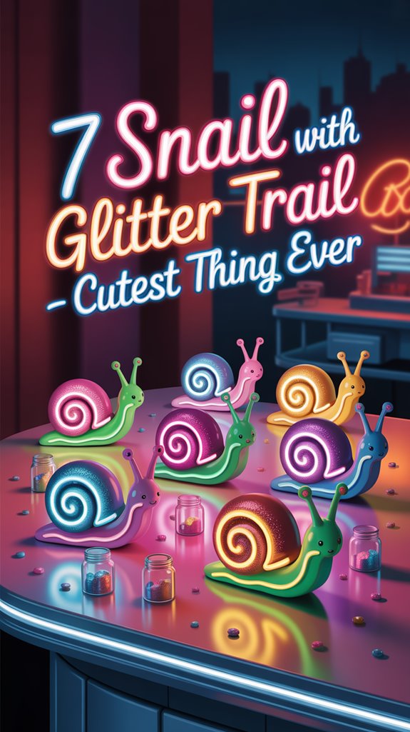 neon snail glitter sign d27k2 neon snail glitter sign